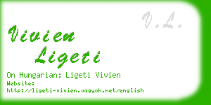 vivien ligeti business card